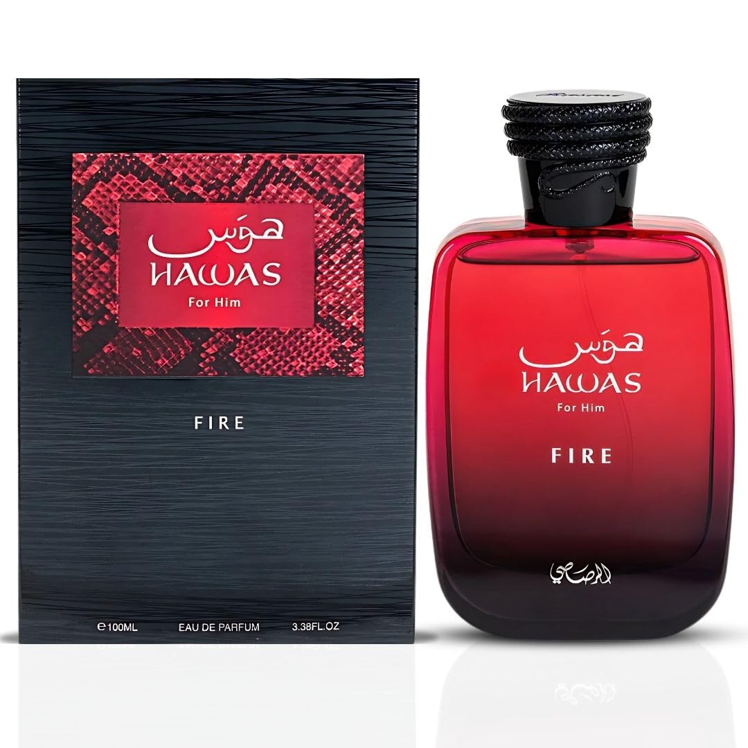 Hawas Fire 3.4oz (100mL) EDP for men by Rasasi