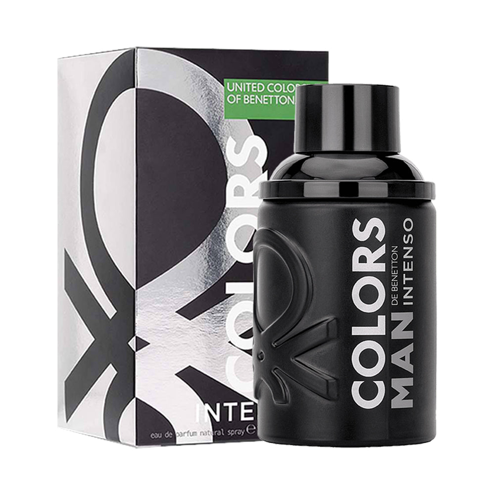 Colors Man Black Intense 3.4oz (100mL) EDT for men by Benetton