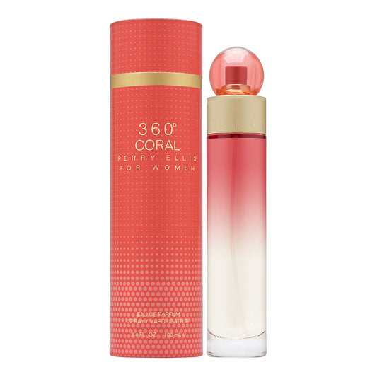 360 Coral 3.4oz (100mL) EDP for women by Perry Ellis