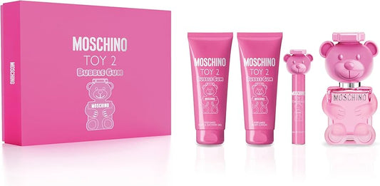 Bubble Gum 4 Piece 3.4oz (100mL) SET for women by Moschino