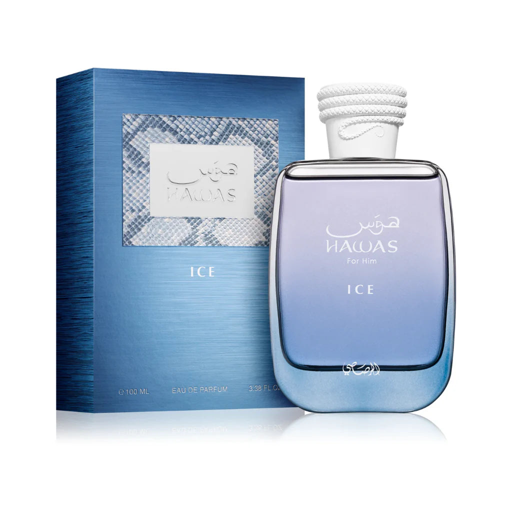 Hawas Ice 3.4oz (100mL) EDP for men by Rasasi