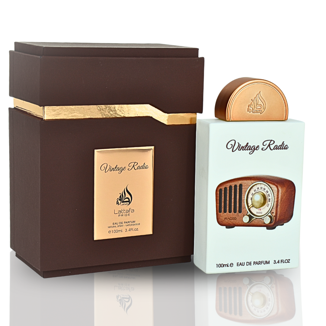 Pride Vintage Radio 3.4oz (100mL) EDP for men by Lattafa