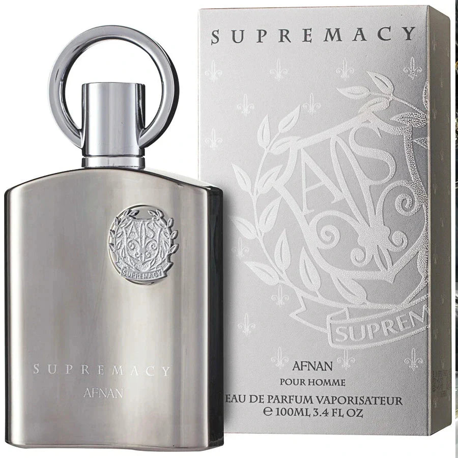 Supremacy Silver 3.4oz (100mL) EDP for men by Afnan