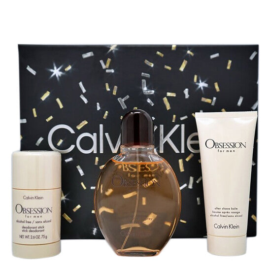 Obsession 3 Piece 4.2oz (125mL) EDT SET for men by Calvin Klein
