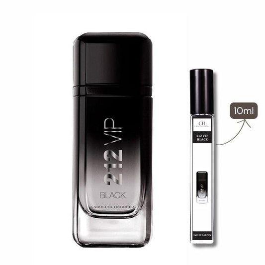 Mini 212 VIP Black 0.34oz (10mL) EDT for men by Carolina Herrera
