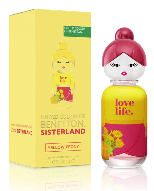 Sisterland Yellow Peony 2.7oz (80mL) EDP for women by Benetton