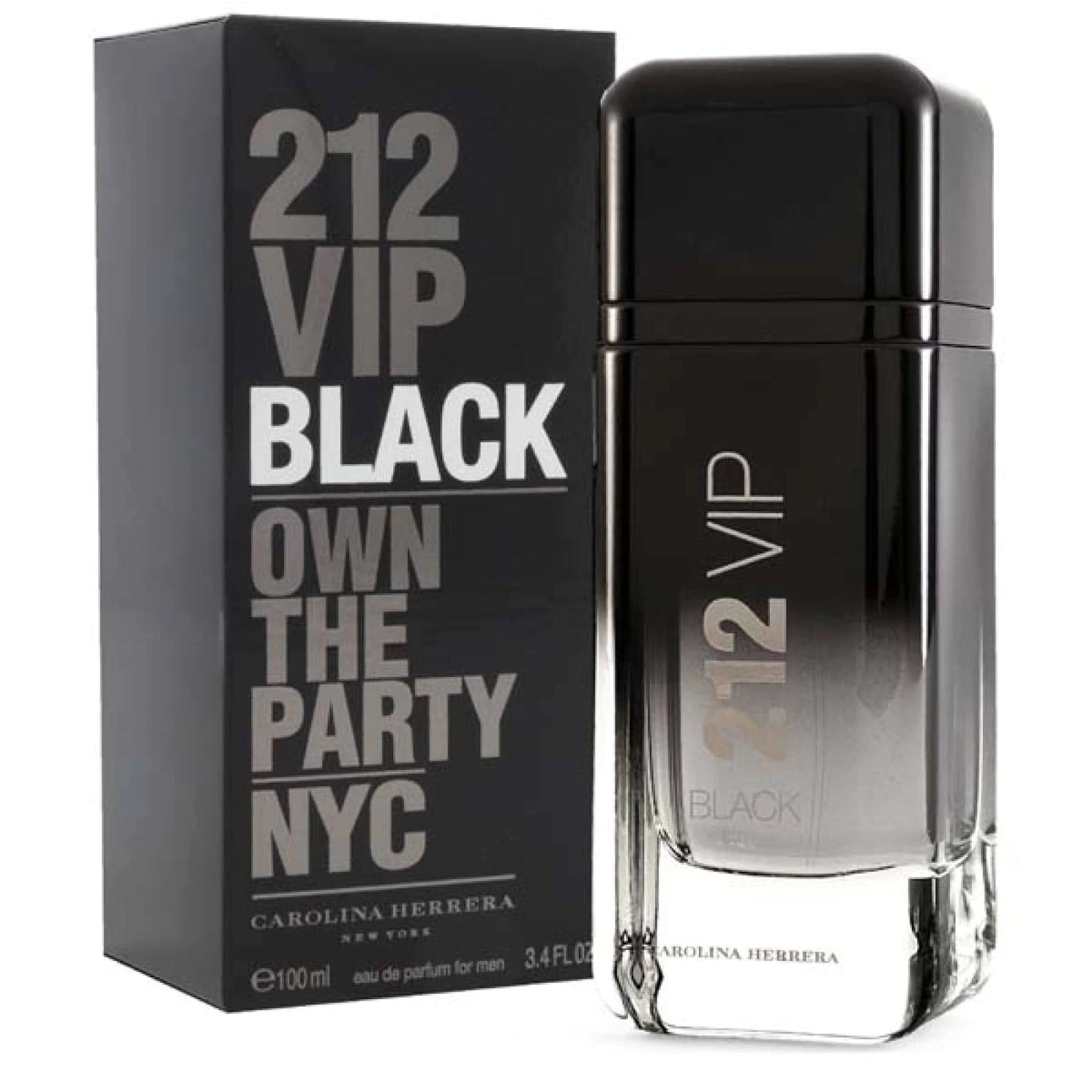 212 VIP Black 3.4oz (100mL) EDP for men by Carolina Herrera
