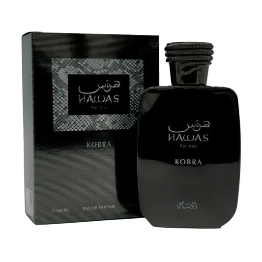 Hawas Kobra 3.4oz (100mL) EDP for men by Rasasi