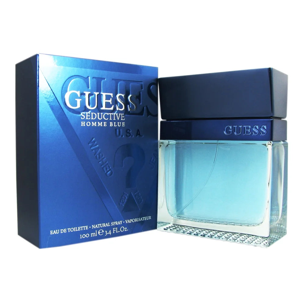 Seductive Blue 3.4oz (100mL) EDP for men by Guess
