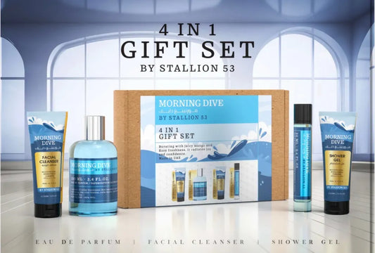 Morning Dive 4 Piece by Stallion 53 3.4oz EDP (100mL) SET unisex by Emper