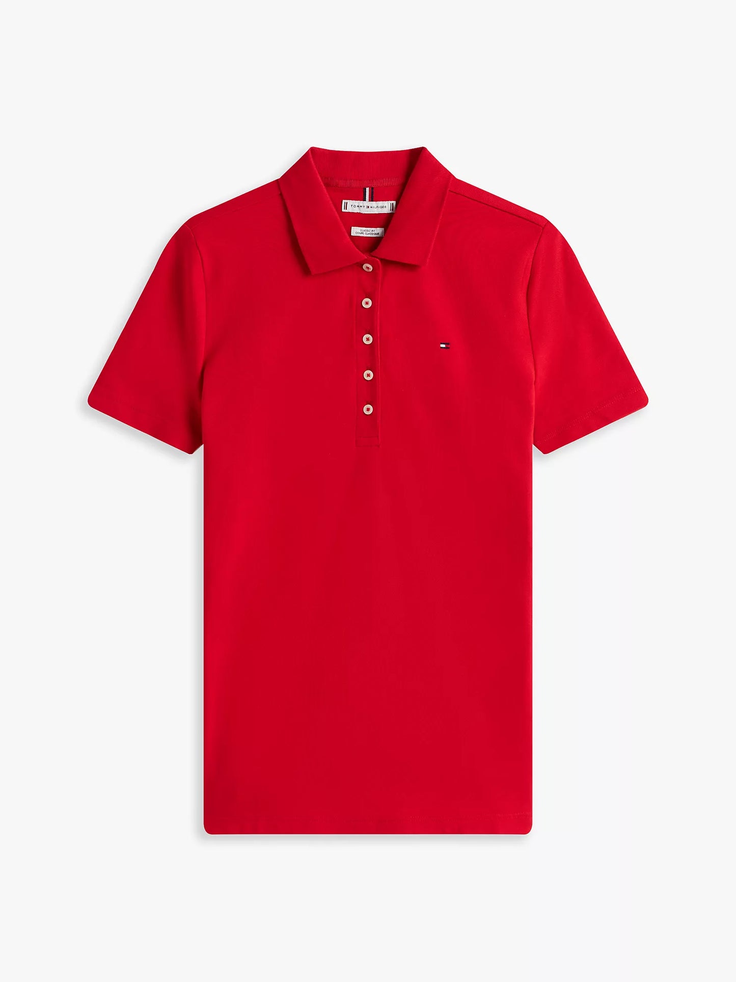 Classic Fit Stretch-Cotton Polo for women by Tommy Hilfiger