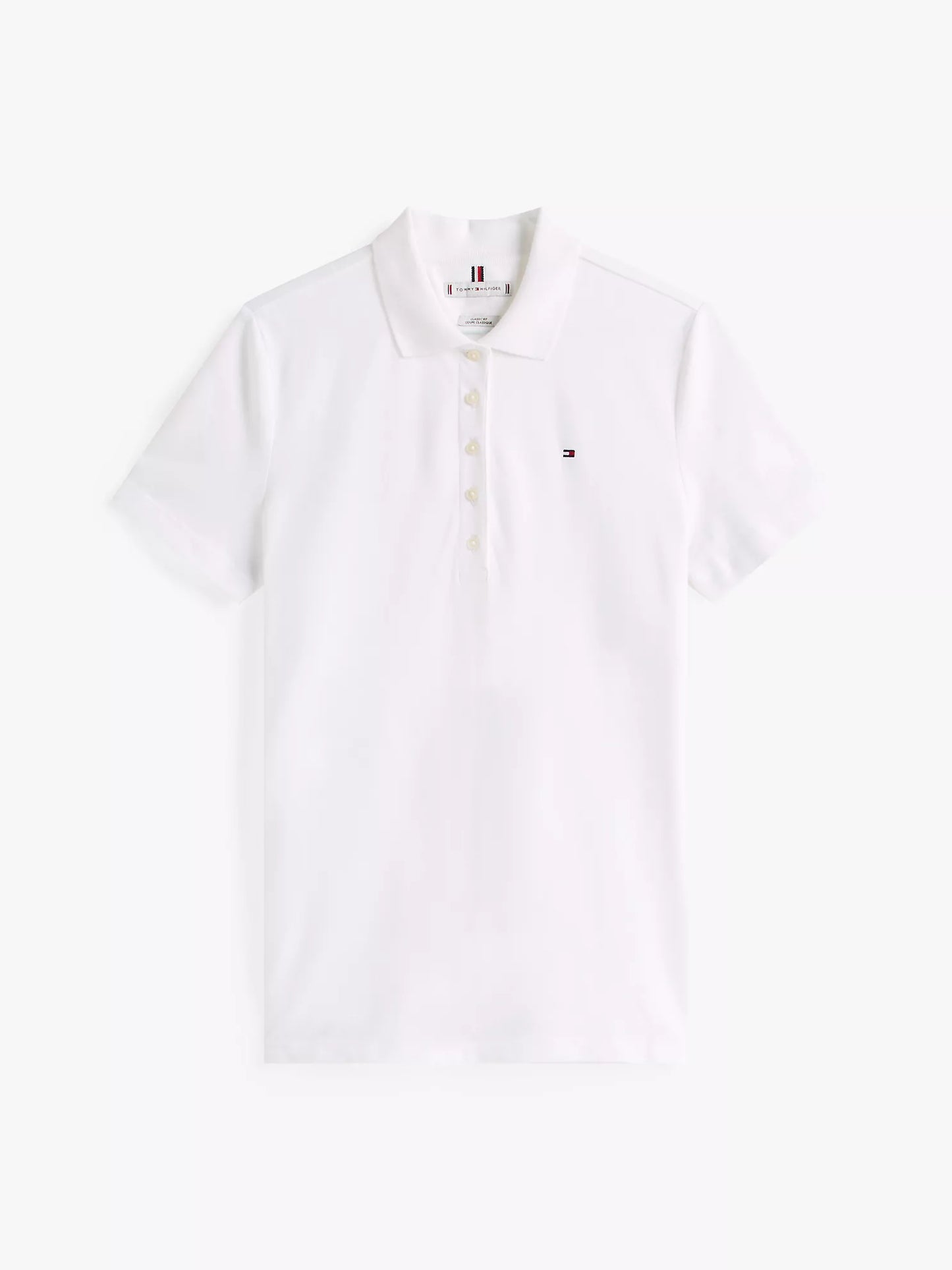 Classic Fit Stretch-Cotton Polo for women by Tommy Hilfiger