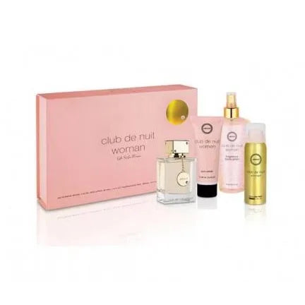 Club de Nuit 4 Piece 3.4oz (100mL) SET for women by Armaf