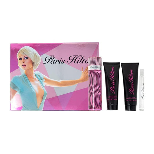 Paris Hilton 4 Piece 3.4oz (100mL) SET for women by Paris Hilton