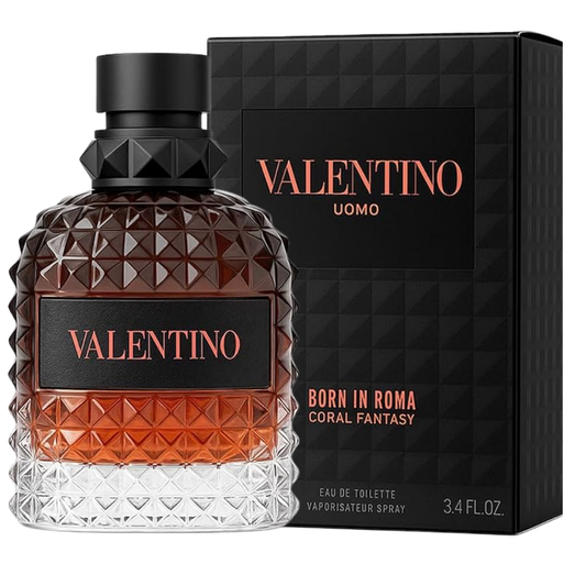 Uomo Born in Roma Coral Fantasy 3.4oz (100mL) EDT for men by Valentino