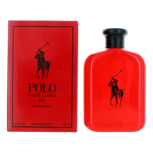Polo Red 4.2oz (125mL) EDT for men by Ralph Lauren