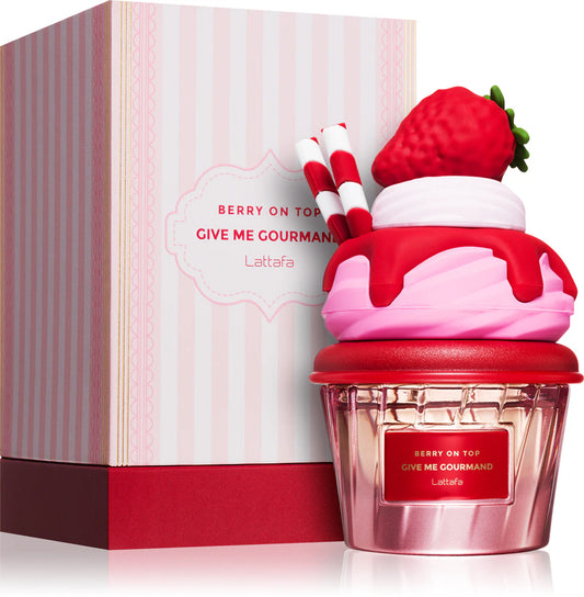 Give Me Gourmand Berry on Top 2.5oz (75mL) EDP unisex by Lattafa