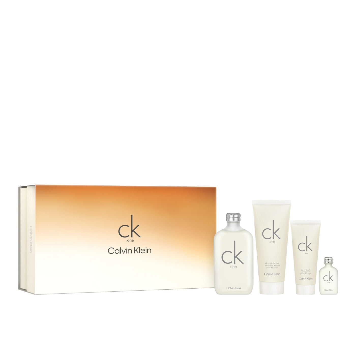 CK One 4 Piece 6.7oz (200mL) EDT SET for men by Calvin Klein