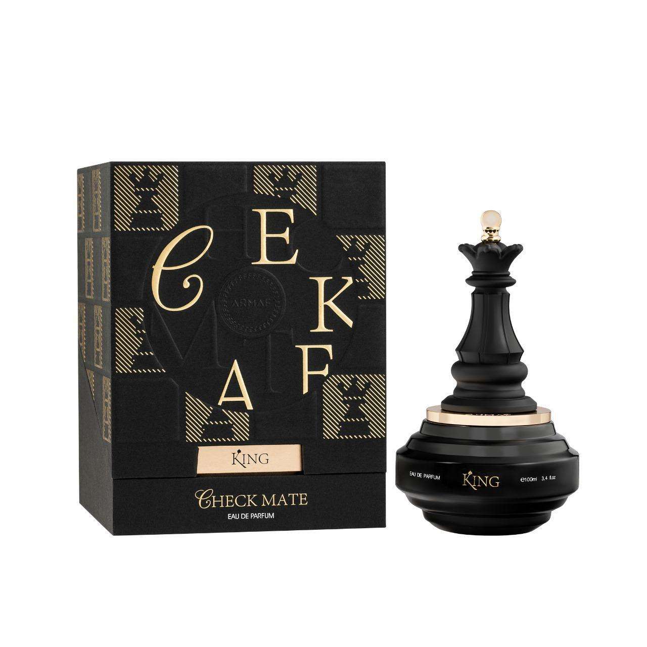Checkmate King 3.4oz (100mL) EDP for men by Armaf