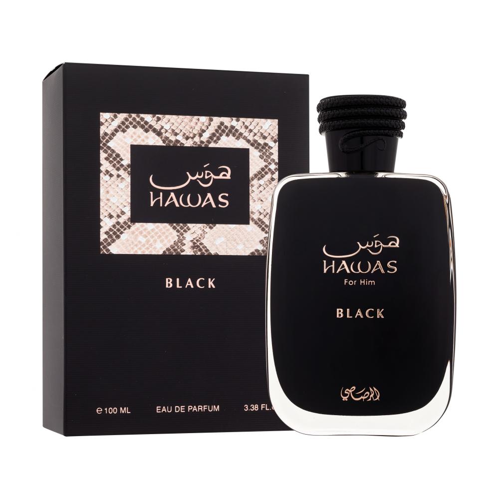 Hawas Black 3.4oz (100mL) EDP for men by Rasasi